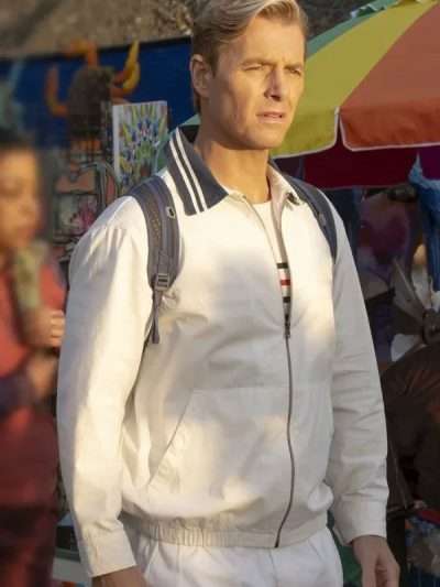 Doctor Odyssey S01 Rick Cosnett White Cotton Jacket