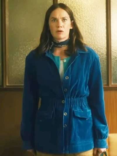 Sarah Tucker Down Cemetery Road Blue Jacket