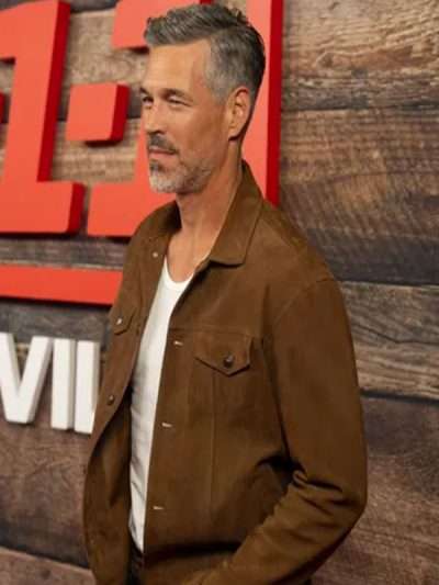 Eddie Cibrian 9-1-1 Nashville 2025 Brown Jacket