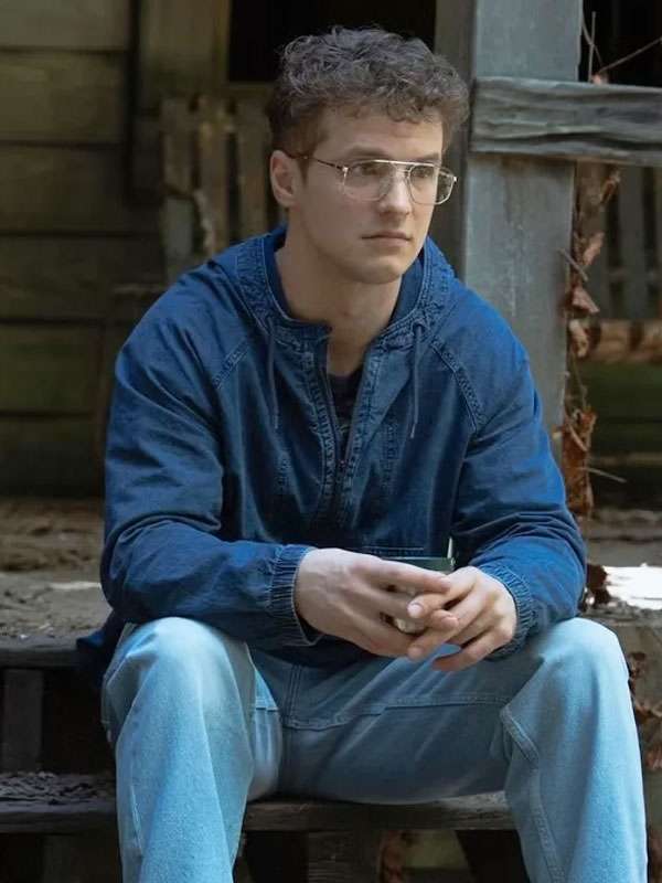 Peacemaker S02 Freddie Stroma Blue Jacket