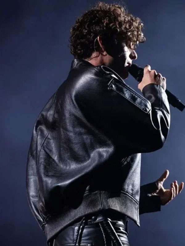 Guitarricadelafuente Madrid 2025 Black Leather Jacket