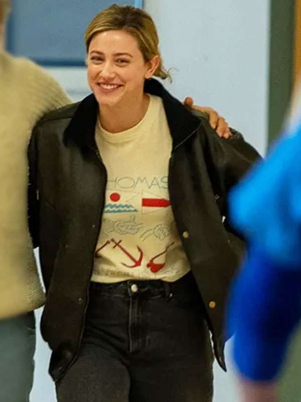 Lili Reinhart Hal and Harper Leather Jacket