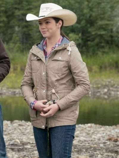 Alisha Newton Heartland Beige Jacket