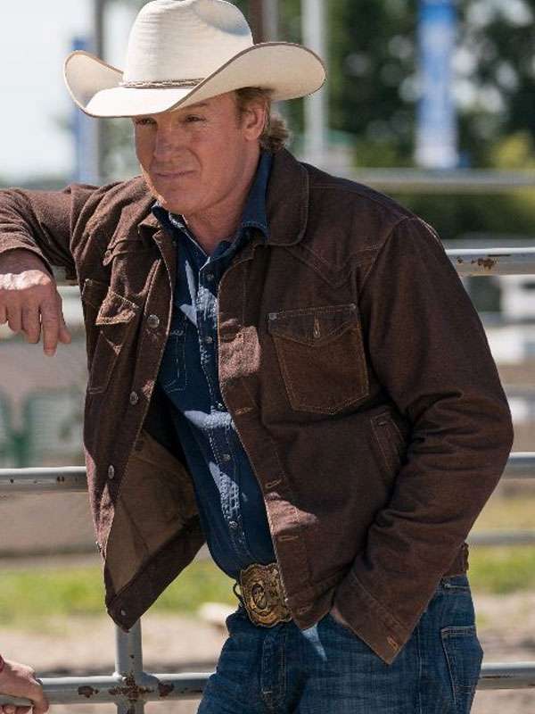 Heartland S11 Chris Potter Brown Cotton Jacket