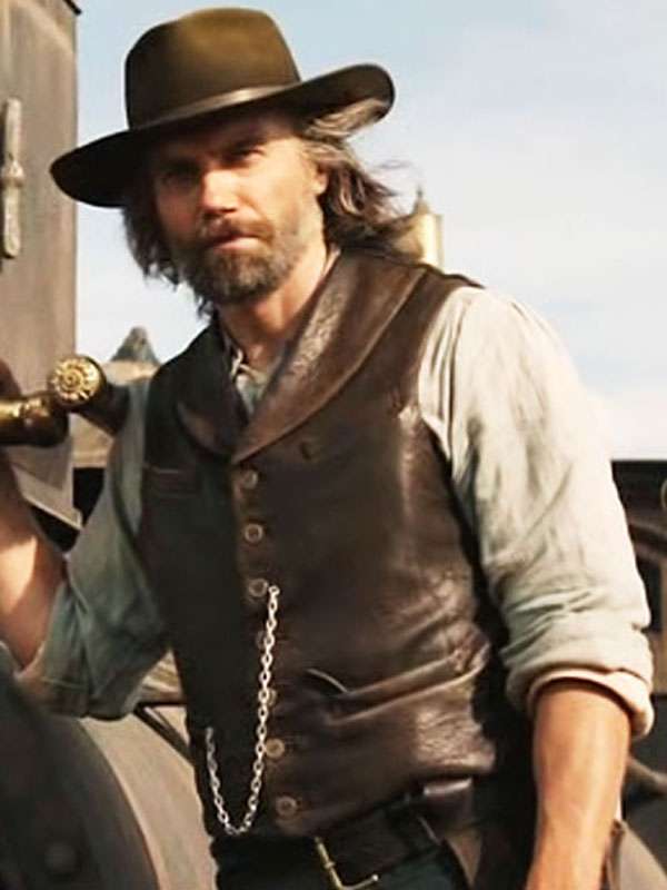 Hell on Wheels Cullen Bohannon Brown Vest
