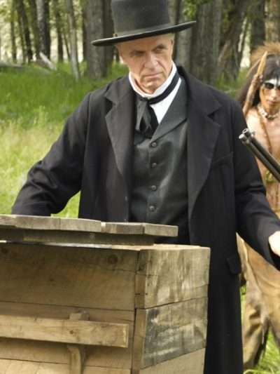 Hell on Wheels S02 Reverend Cole Black Trench Coat