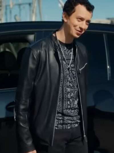 Hudson and Rex David Klein Black Leather Jacket