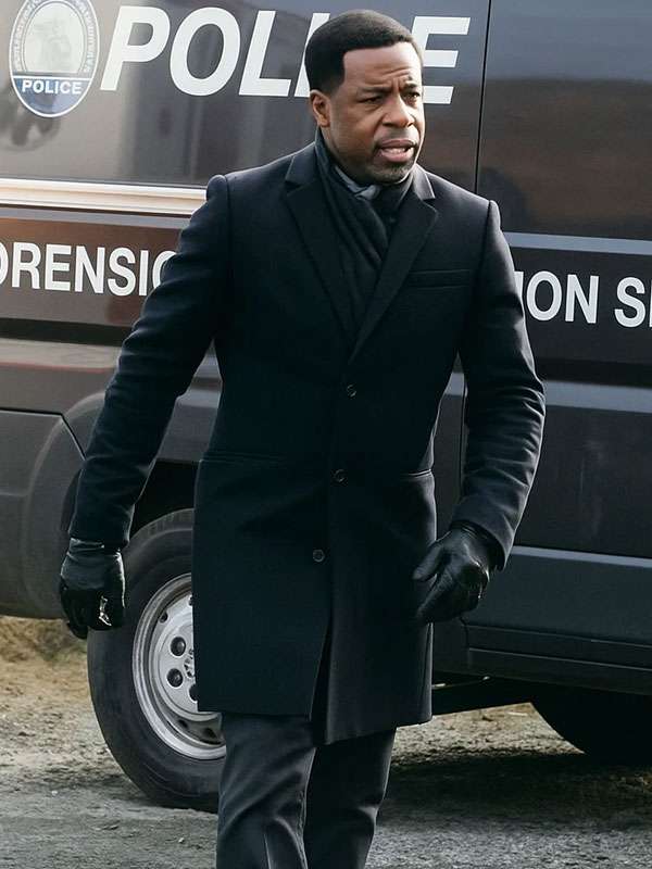 Kevin Hanchard Hudson and Rex S03 Black Coat