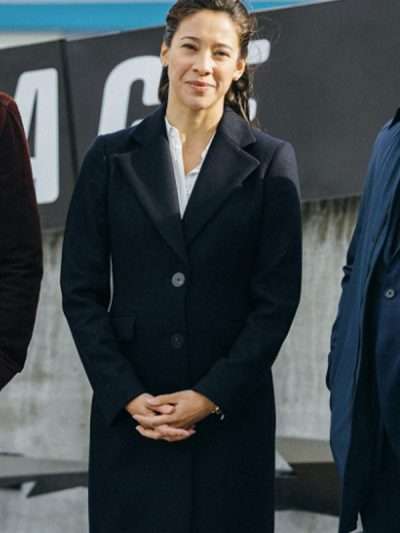 Mayko Nguyen Hudson and Rex Black Wool Coat