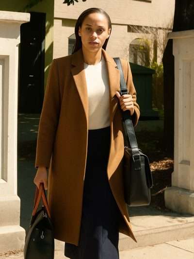 Hudson and Rex S08 Golden Madison Brown Wool Coat