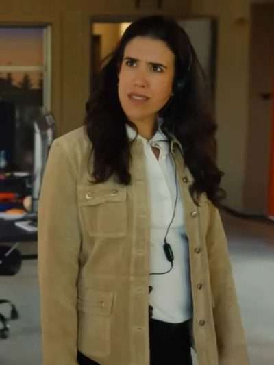 Nicole Power Hudson and Rex S08 Suede Leather Jacket