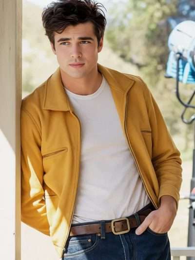 Movie On Swift Horses Julius Yellow Leather Jacket