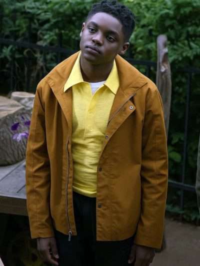 This Too Shall Pass Movie 2025 Jaylin Webb Brown Cotton Jacket