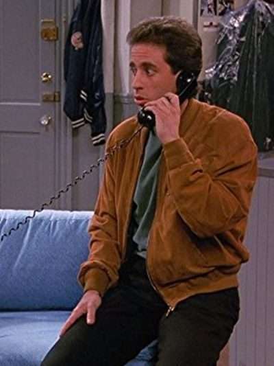 Jerry Seinfeld TV Series Seinfeld Brown Bomber Jacket