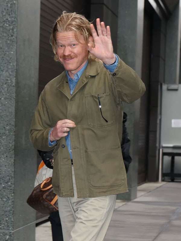 Jesse Plemons Bugonia 2025 Premiere Green Jacket