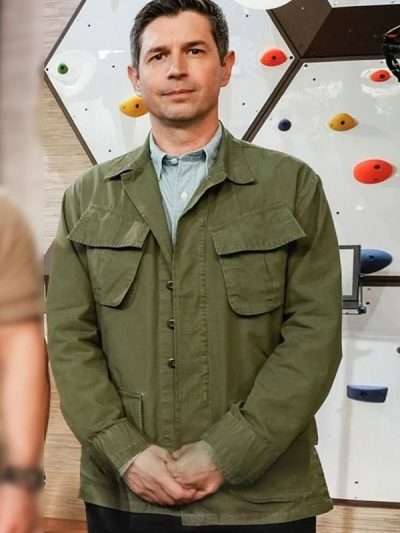 John Solomon On Brand With Jimmy Fallon Green Jacket