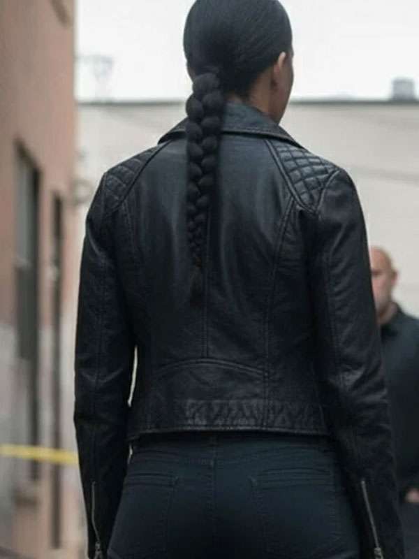 Kali Reis Mercy 2026 Black Leather Jacket