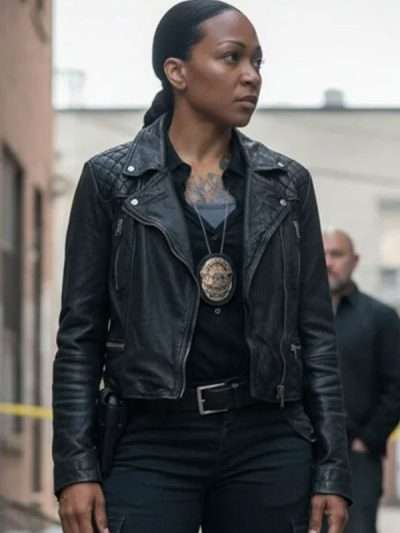 Kali Reis Mercy 2026 Black Biker Leather Jacket