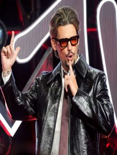 Kevan Kenney MTV Video Music Awards 2025 Black Leather Jacket