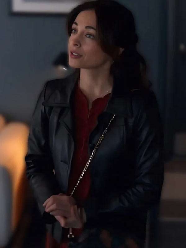 Murder in a Small Town Kristin Kreuk Black Jacket