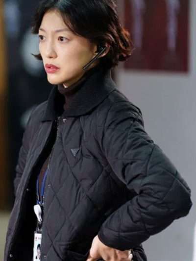 Queen Mantis Lee El Black Quilted Jacket