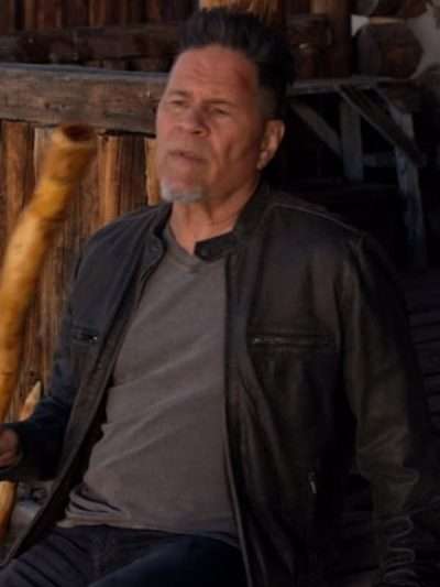 A Martinez Longmire Black Leather Jacket