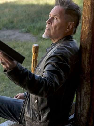 Longmire A Martinez Black Leather Jacket