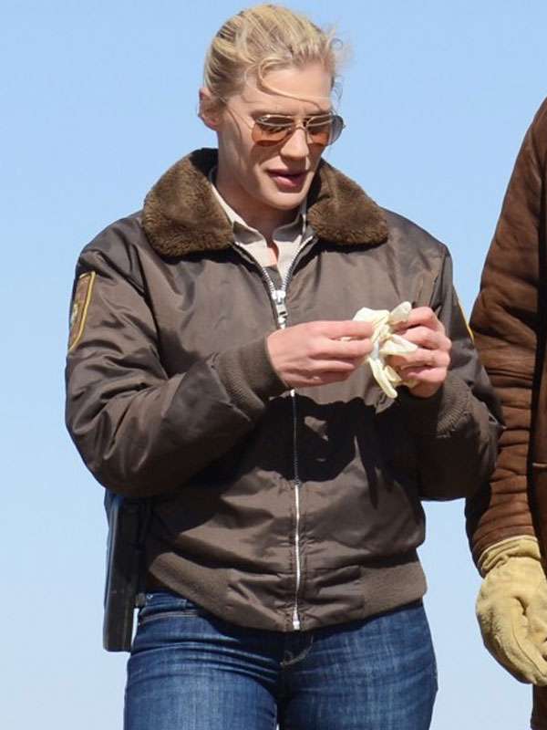 Victoria Moretti Longmire Shearling Bomber Jacket
