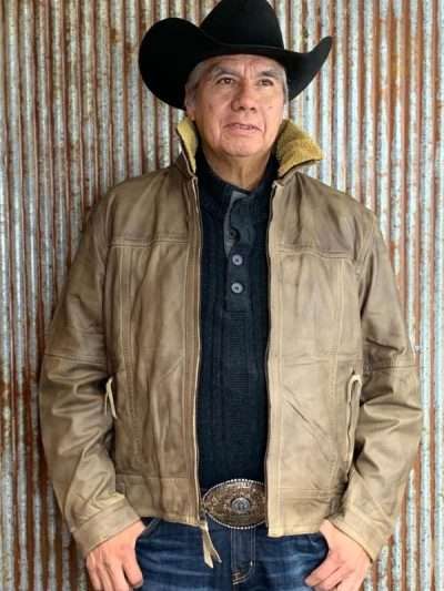 Walt Longmire Brown Leather Jacket