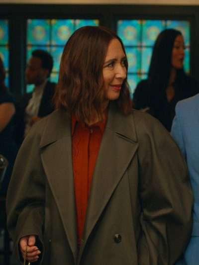 Loot 2025 Molly Novak Green Cotton Trench Coat
