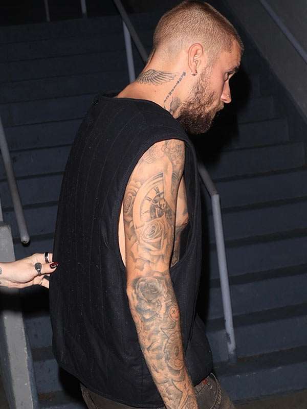 Justin Bieber Black Vest