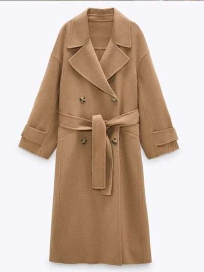 Love is Blind S09 Annie Lancaster Brown Wool Coat