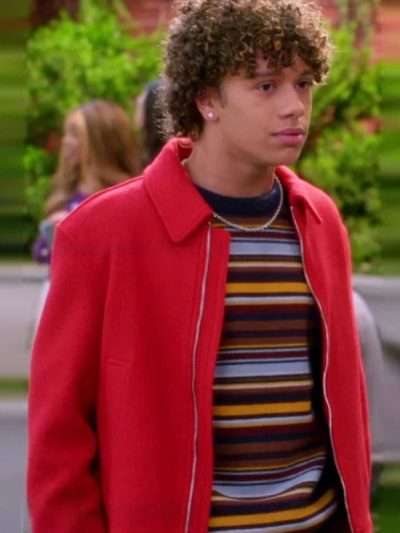 Electric Bloom Lucas Jasper Red Jacket