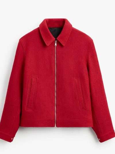 Lucas Jasper Electric Bloom 2025 Red Wool Jacket