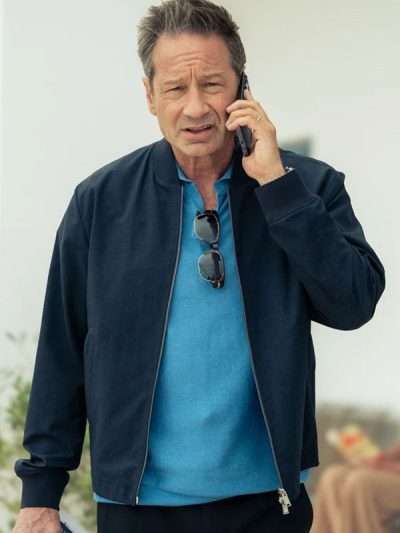 David Duchovny Malice Bomber Jacket