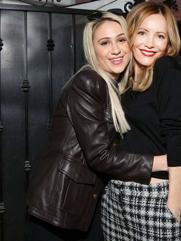 Maria Bakalova Los Angeles Leather Jacket