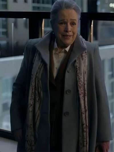 Matlock S02 Madeline Matlock Grey Wool Coat
