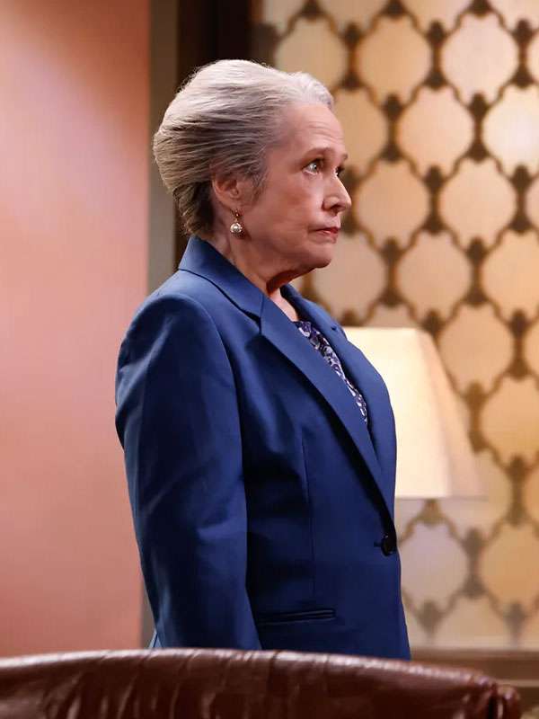 Matlock 2025 Kathy Bates Blue Blazer