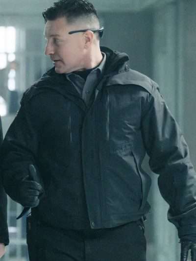 Mayor of Kingstown S04 Lane Garrison Black Uniform Jacket