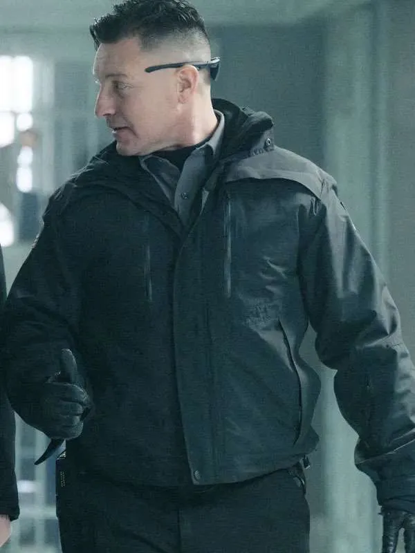Mayor of Kingstown S04 Lane Garrison Black Uniform Jacket