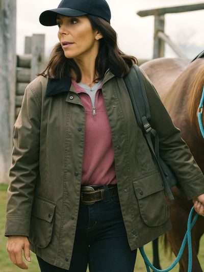 Heartland S19 Michelle Morgan Green Jacket