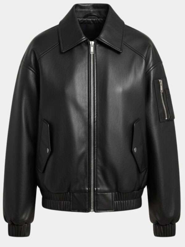 Now You See Me 3 Ariana Greenblatt Black Leather Jacket