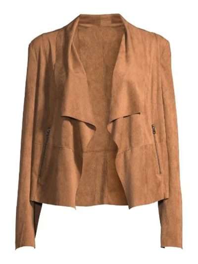 Murder in a Small 2025 Town Camryn Manheim Brown Suede Leather Jacket