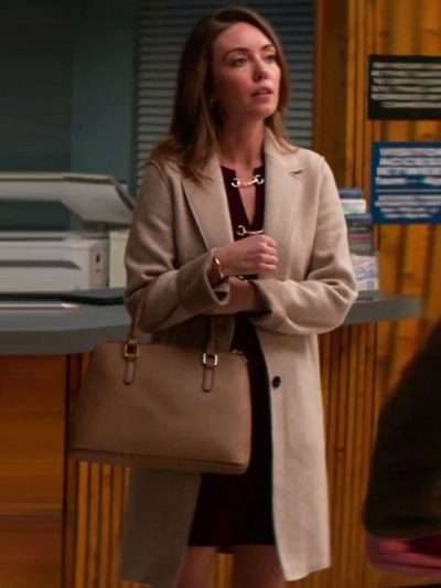 Ella Cannon Murder in a Small Town S02 Wool Coat
