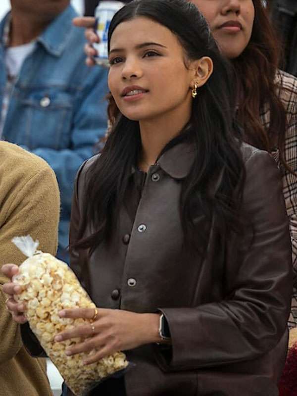 My Life with the Walter Boys S02 Jackie Howard Brown Leather Jacket