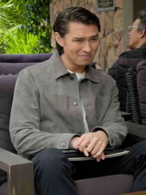 Neighbours Leo Tanaka Grey Suede Jacket