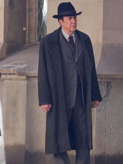 Nicolas Cage Spider Noir Wool Coat