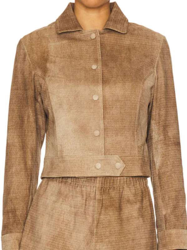 Nobody Wants This 2025 Morgan Brown Suede Jacket