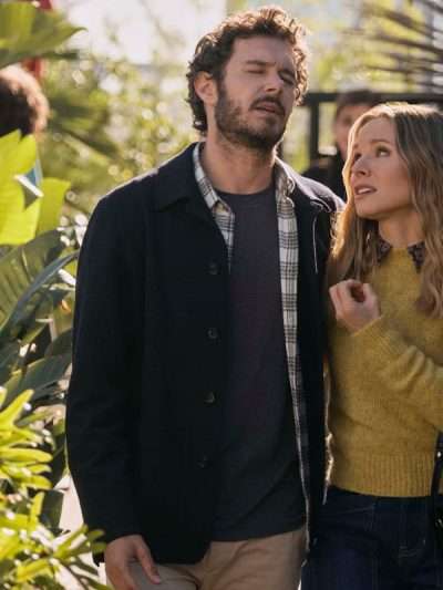 Adam Brody Nobody Wants This Black Wool Jacket