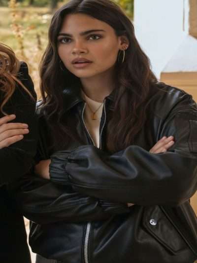 Ariana Greenblatt Now You See Me 3 Black Leather Jacket